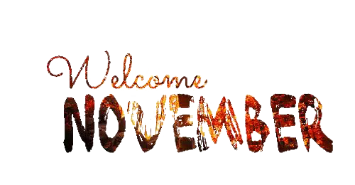 Hello november free PNG Image