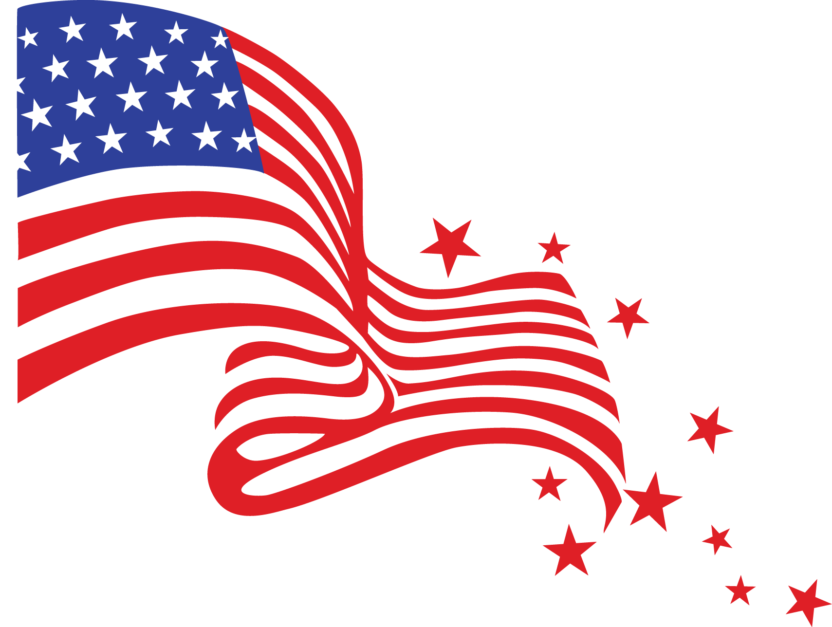Fondo dellimmagine del PNG della bandiera USA
