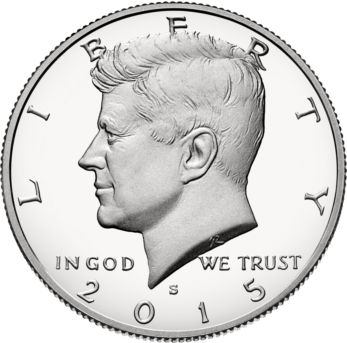 50 Cent Coin PNG Gambar Latar Belakang