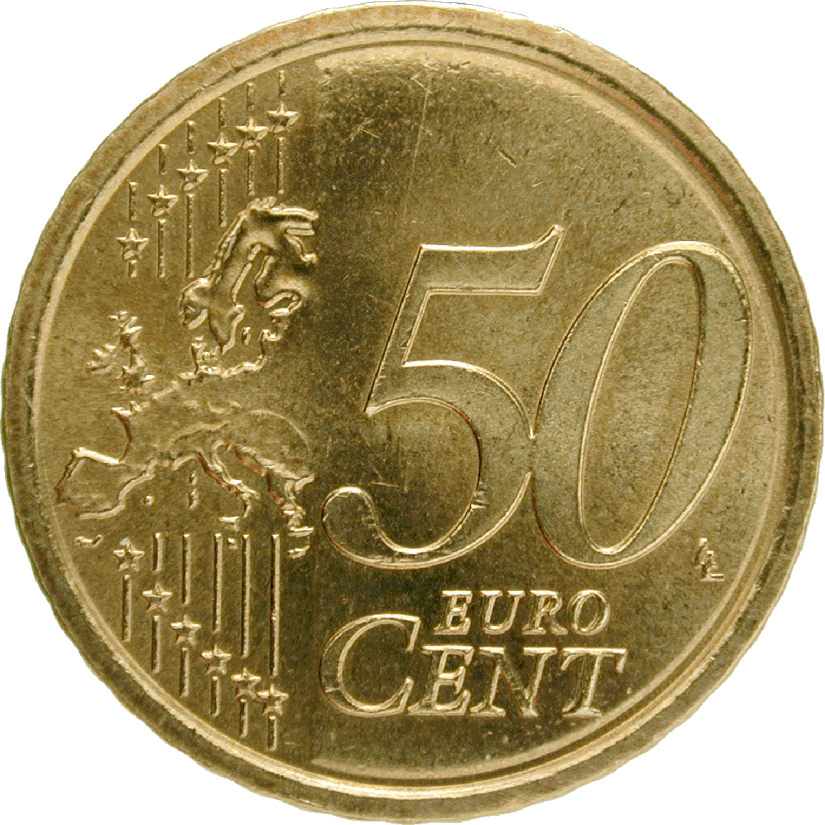 50 Cent Coin Clip Art