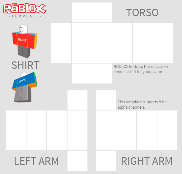 Roblox Shirt Template Transparent 2023