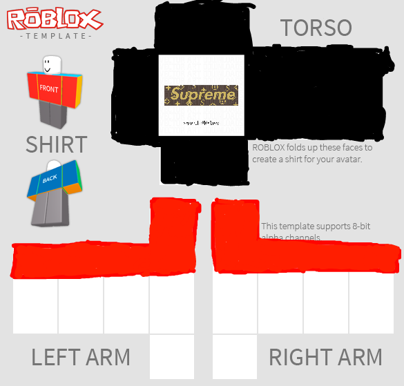 Download Aesthetic Roblox Shirt Template Free PNG Image | PNG Arts