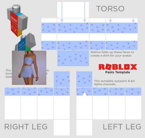 Estética Roblox Camisa modelo PNG imagem transparente