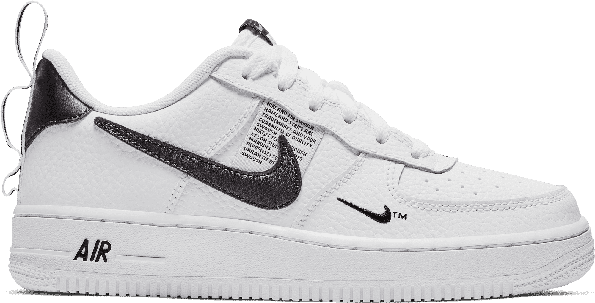 Air Force One White Nike Scarpe PNG Trasparent Image