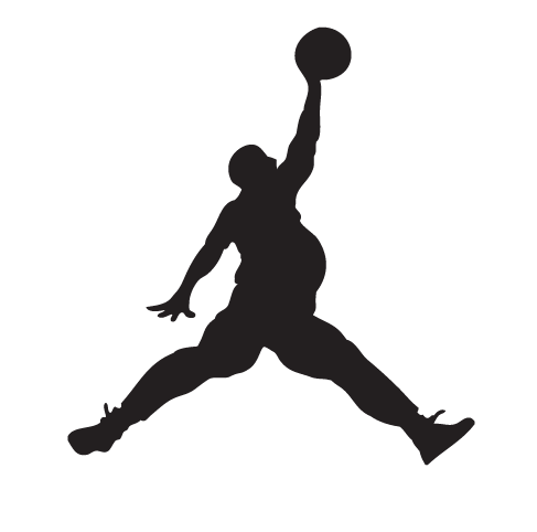 Air Jordan Logo Transparan Background PNG
