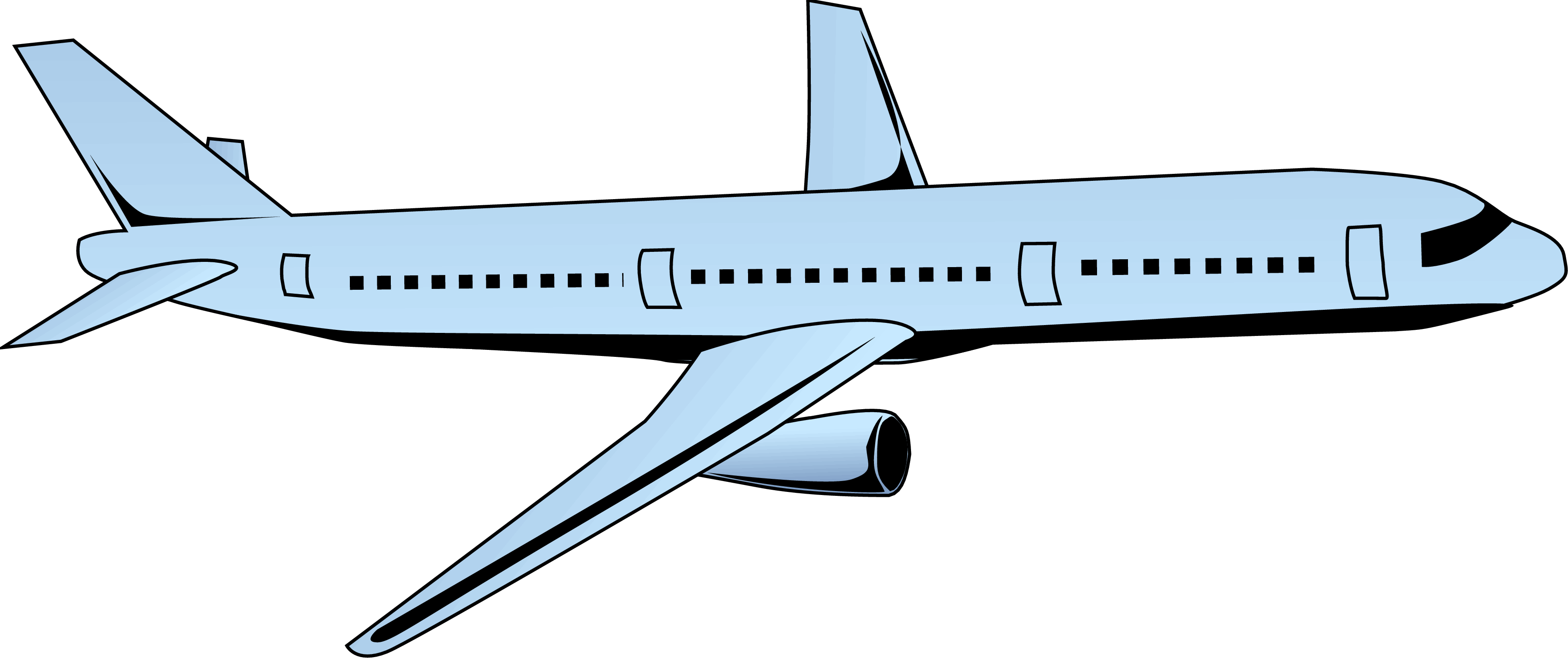 Airplane Cartoon PNG Background Image