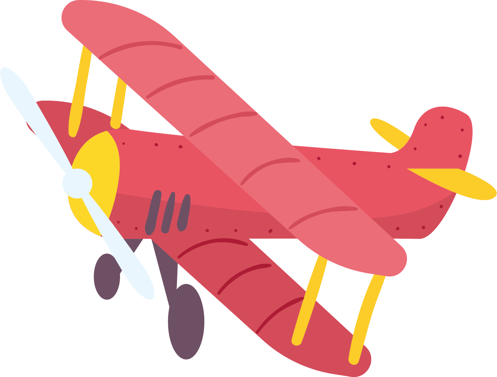 Flugzeug Cartoon PNG Kostenloser Download