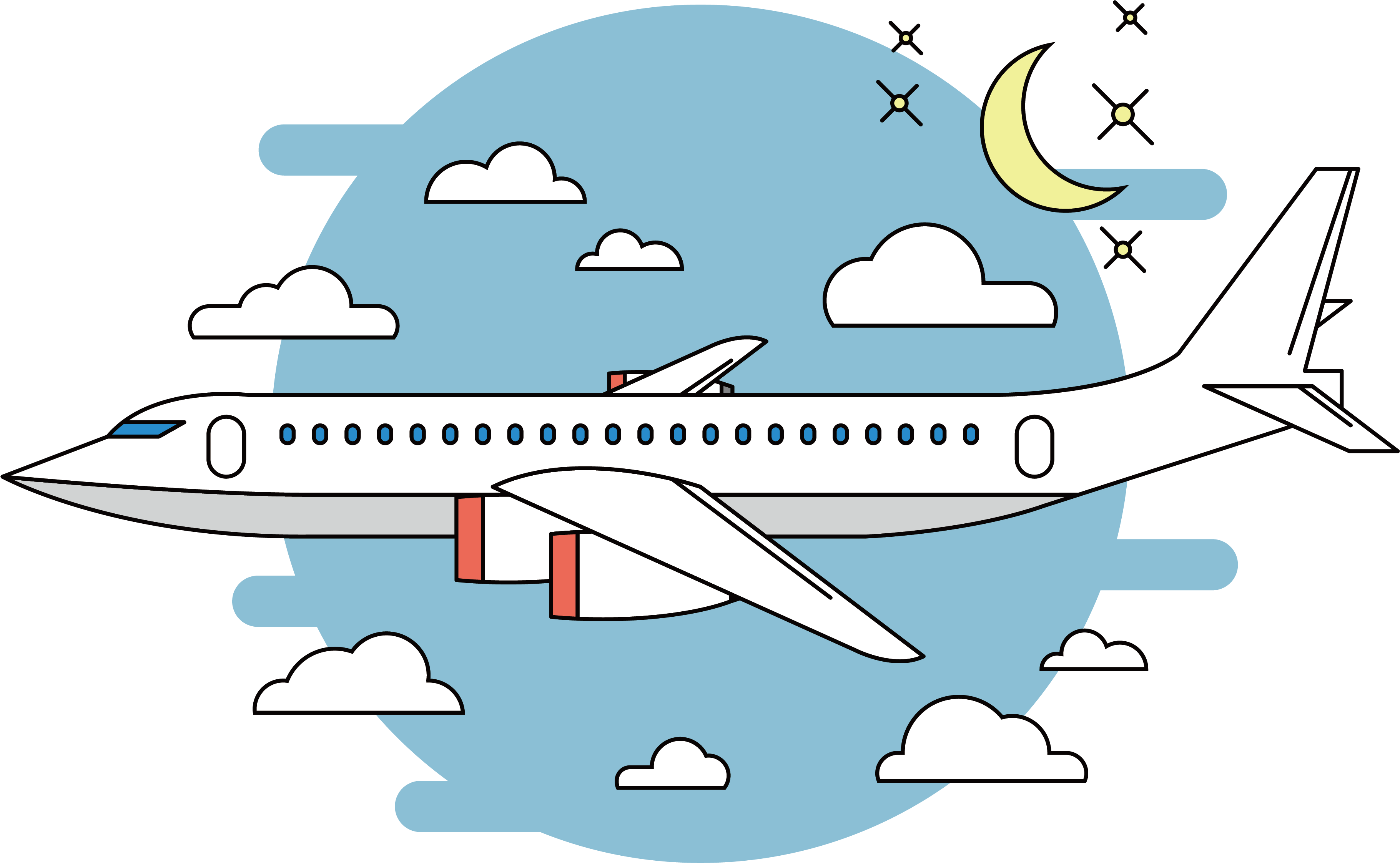 Pesawat kartun PNG foto