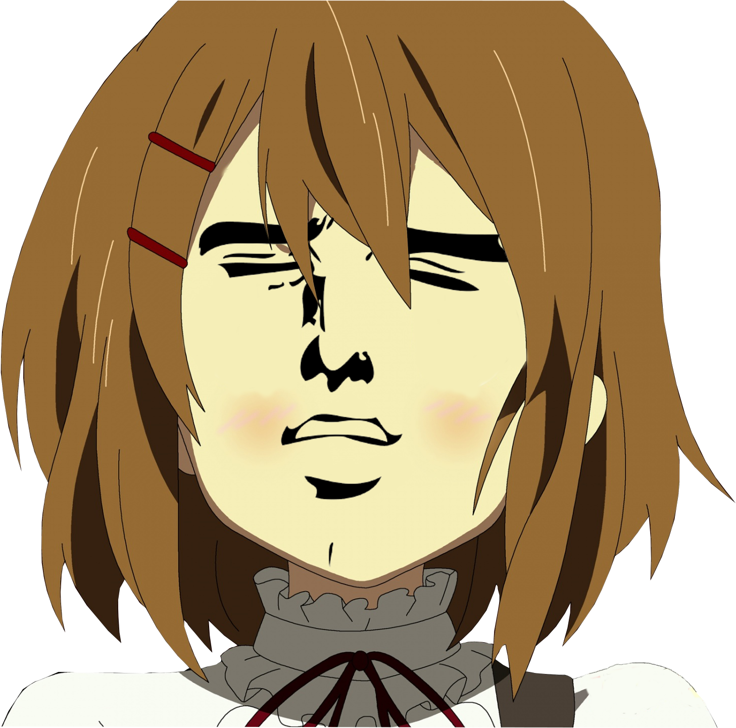Png  Animuthinku  Thinking Meme Face Anime  Free Transparent PNG  Download  PNGkey