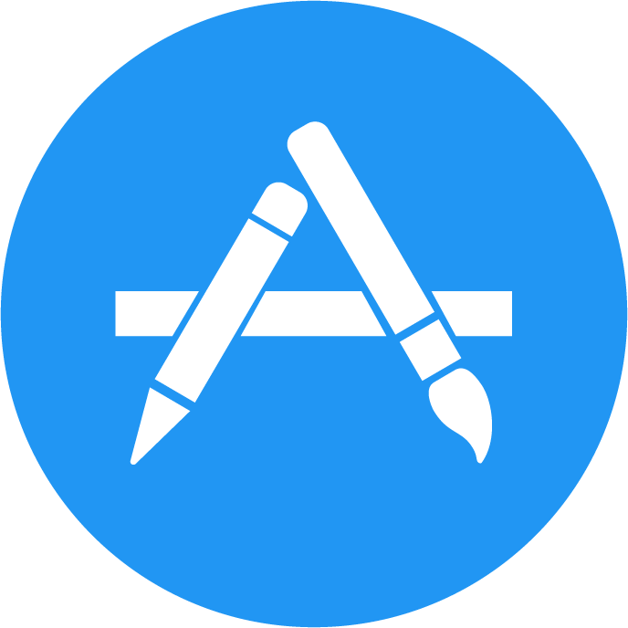 App Store logo fondo Transparente PNG