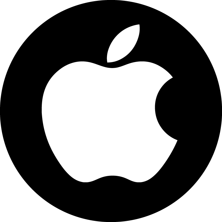 Apple logo PNG прозрачное изображение