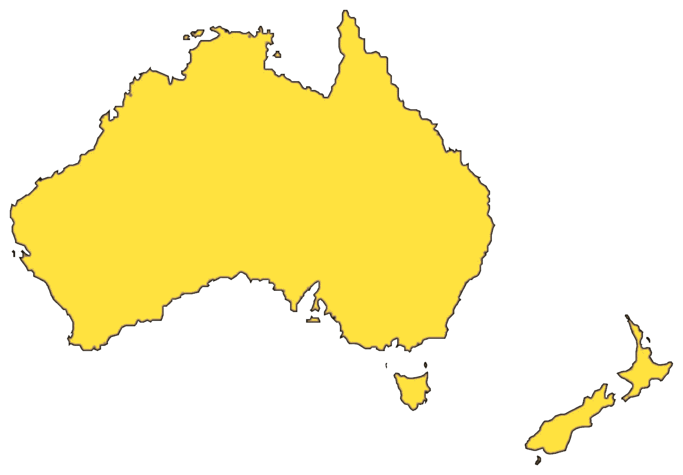 Foto de PNG da Austrália Mapa