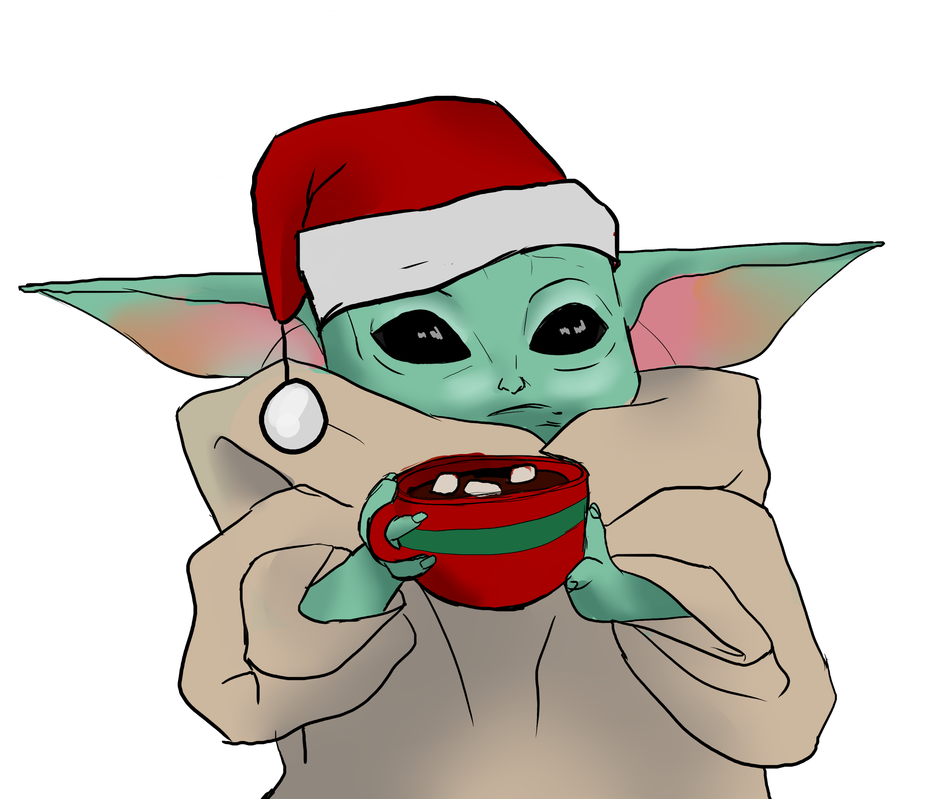Baby Yoda PNG Background Image | PNG Arts
