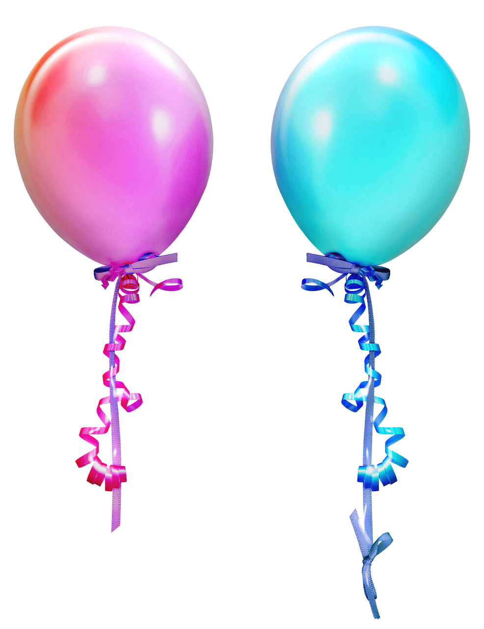 ดาวน์โหลด Balloons Confetti PNG ฟรี