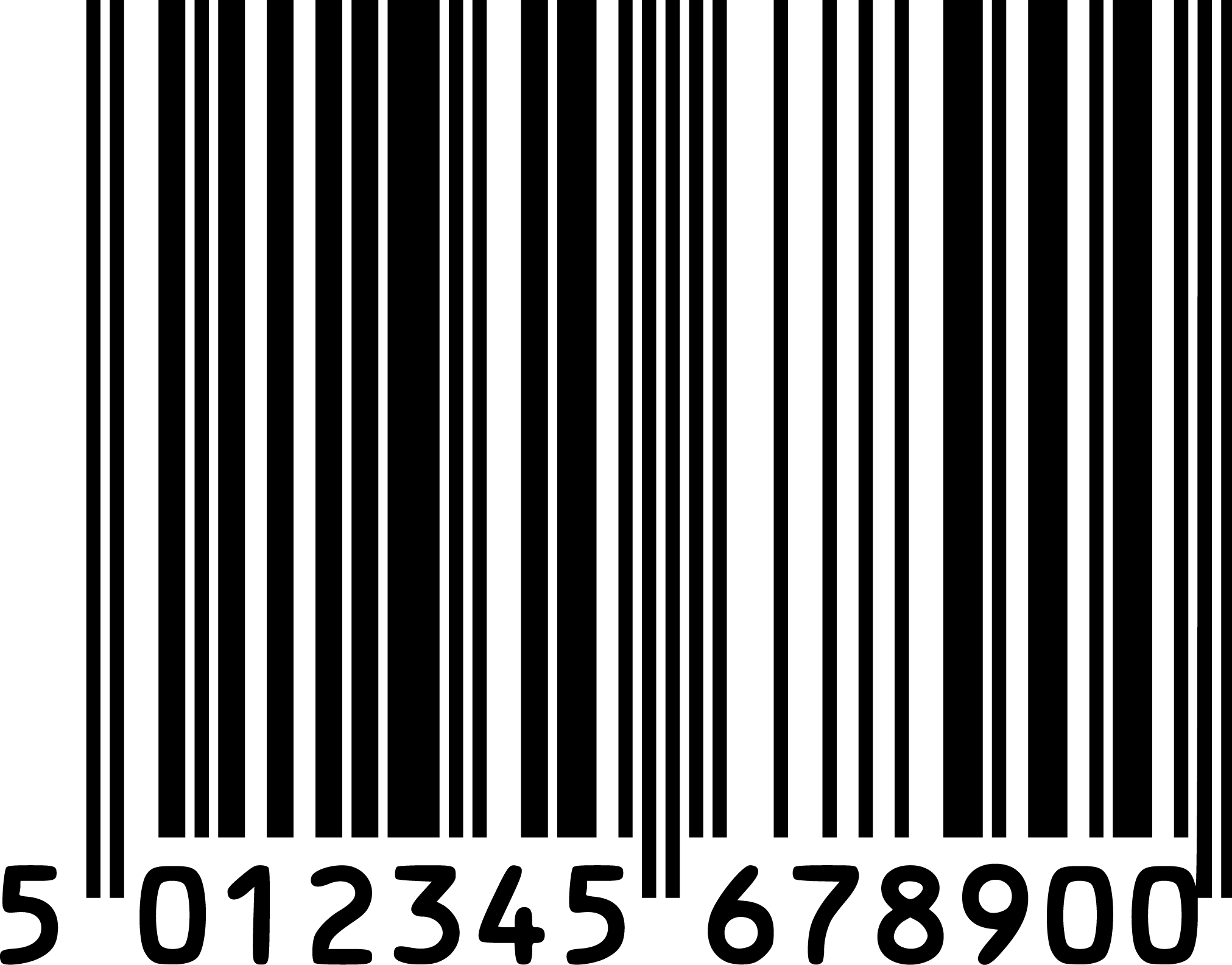 Barcode-Scan-transparentes Bild