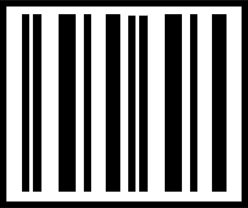 Barcode-Aufkleber Herunterladen PNG-Bild