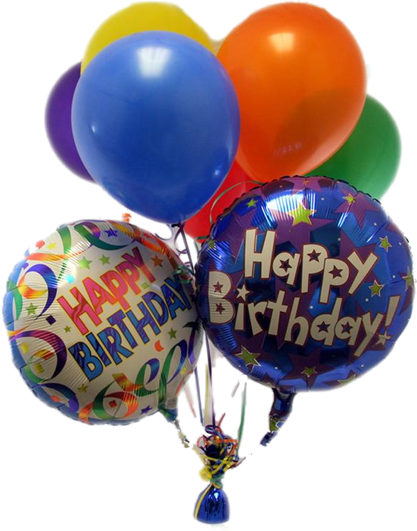 Birthday Balloons PNG Download Image