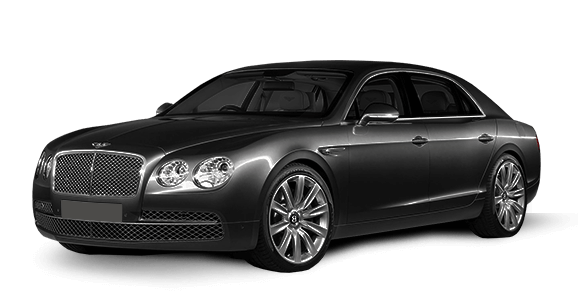 Black Bentley Flying Spur PNG high-quality Image