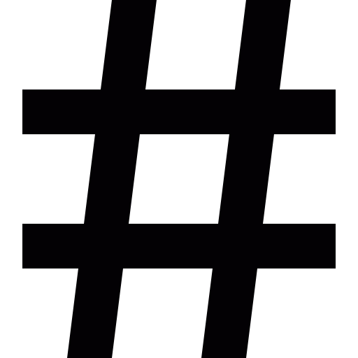 พื้นหลังภาพสีดำ Hashtag PNG