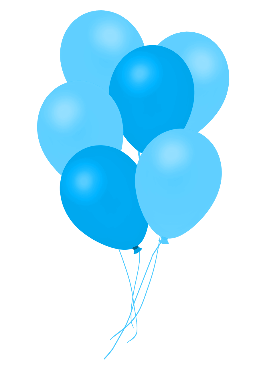 Blue Balloons Png Picture Png Arts