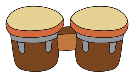 Bongo Drum PNG ภาพพื้นหลังโปร่งใส