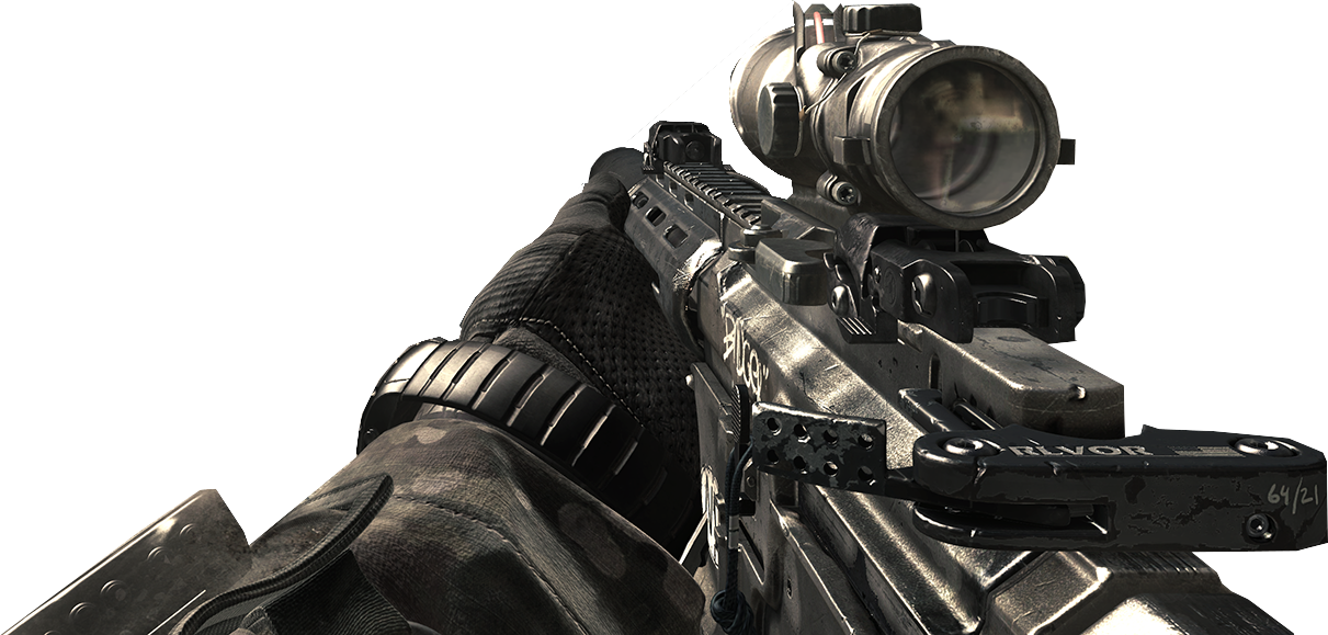 Call of Duty Gun imagem transparente