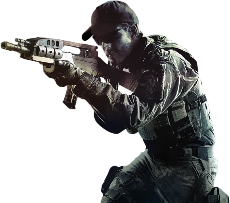 Call of Duty Warzone Soldier Image Transparente
