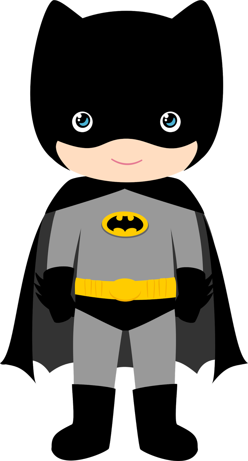 Chibi Batman PNG-Bild Transparenter Hintergrund