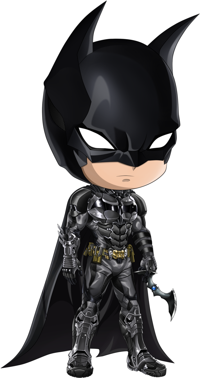 Chibi Batman Transparentes Bild
