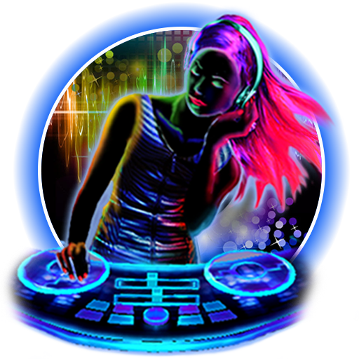 Fundo de imagem DJ Girl PNG