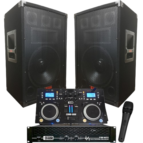 Imagem de alta qualidade do sistema de som de DJ PNG