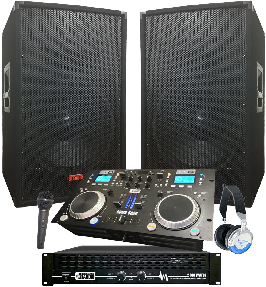 DJ-Soundsystem PNG-transparentes Bild