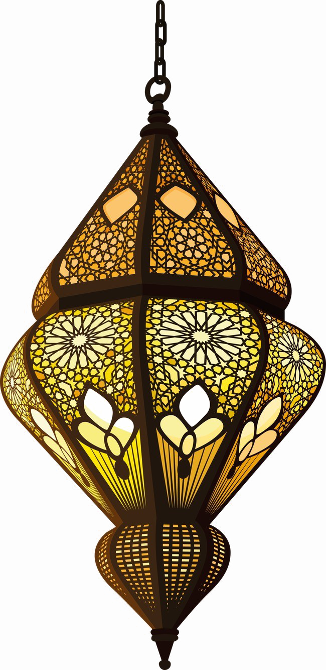 Lampu Cahaya Dekoratif PNG Foto