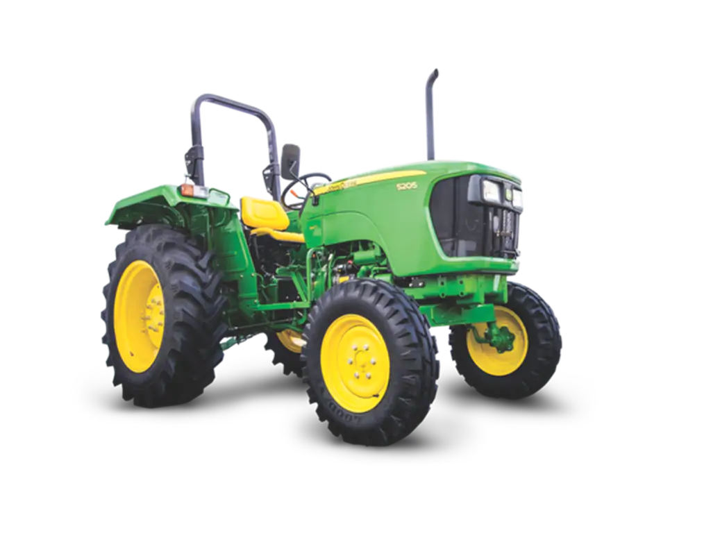 Grünes John Deere Traktor PNG-Bild