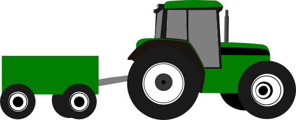 Tracteur vert PNG image image