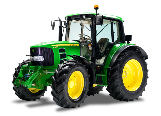 Tracteur vert Transparent fond PNG