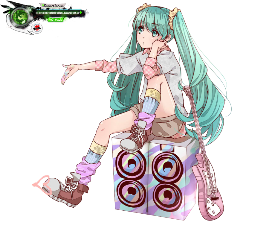 Hatsune miku PNG Gambar Transparan