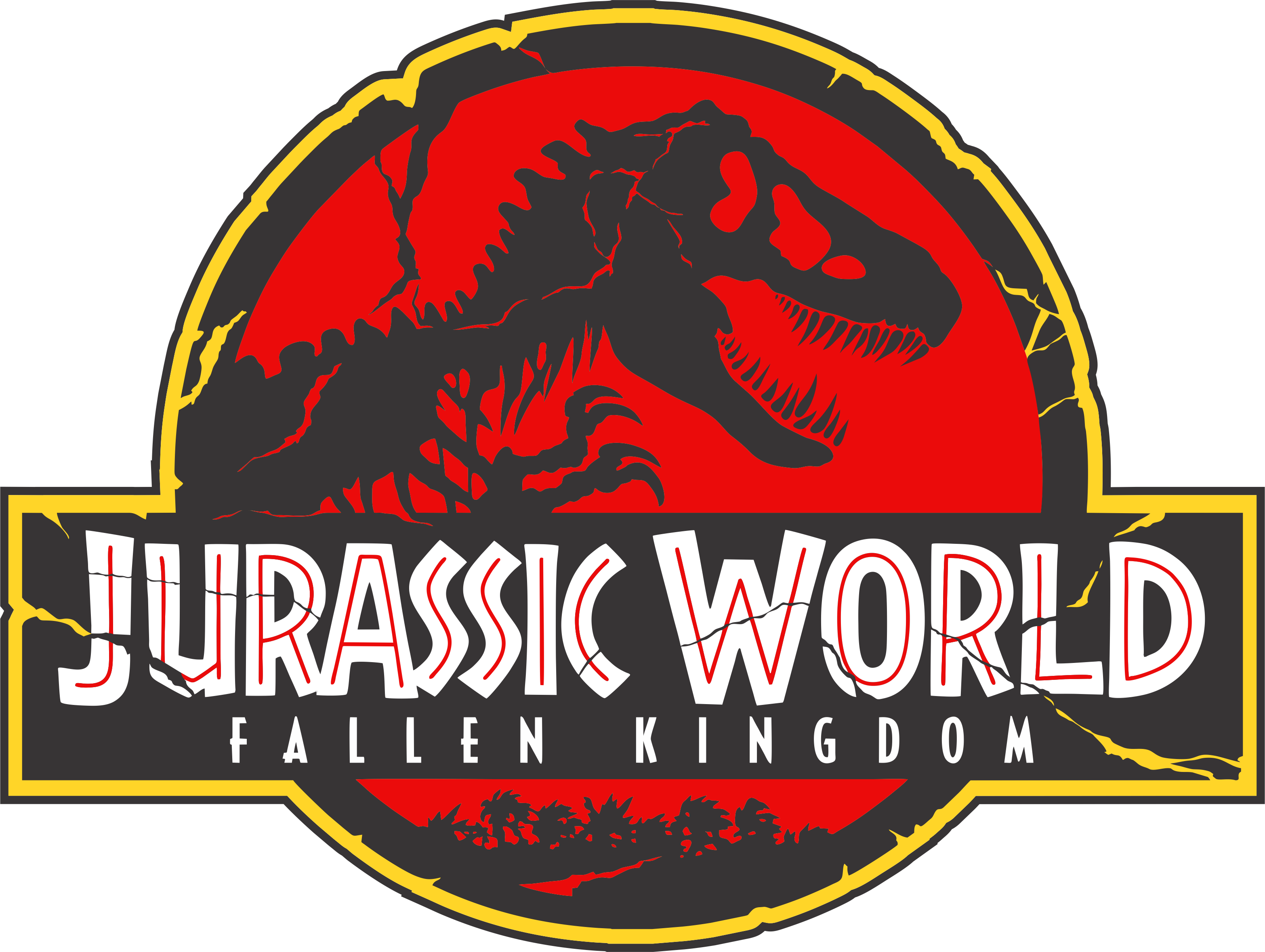 Jurassic World gefallener Königreich Logo PNG-Bild