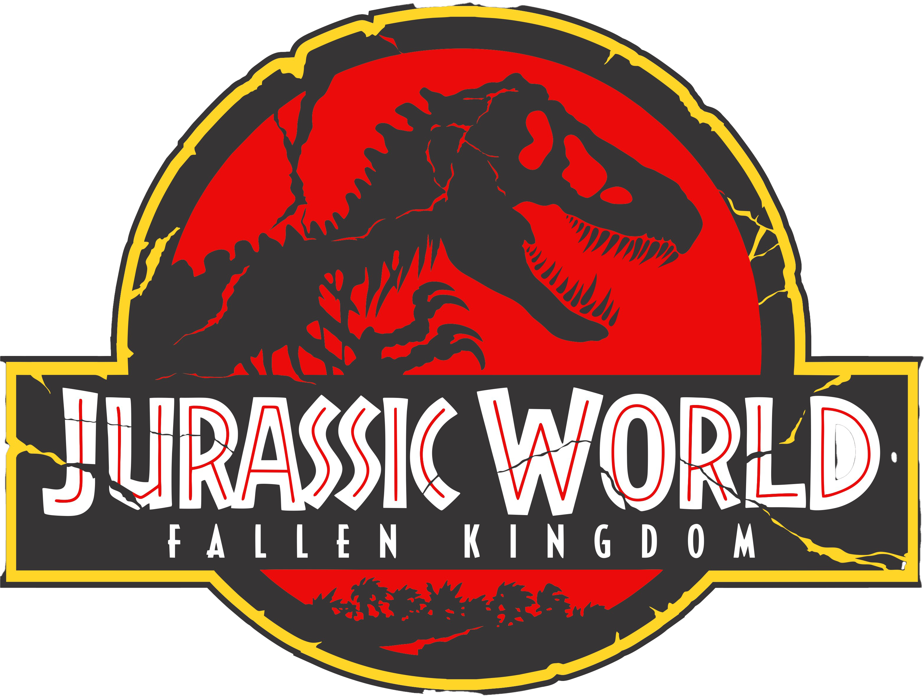 Jurassic World Fliege Kingdom Movie Logo Kostenloses PNG-Bild