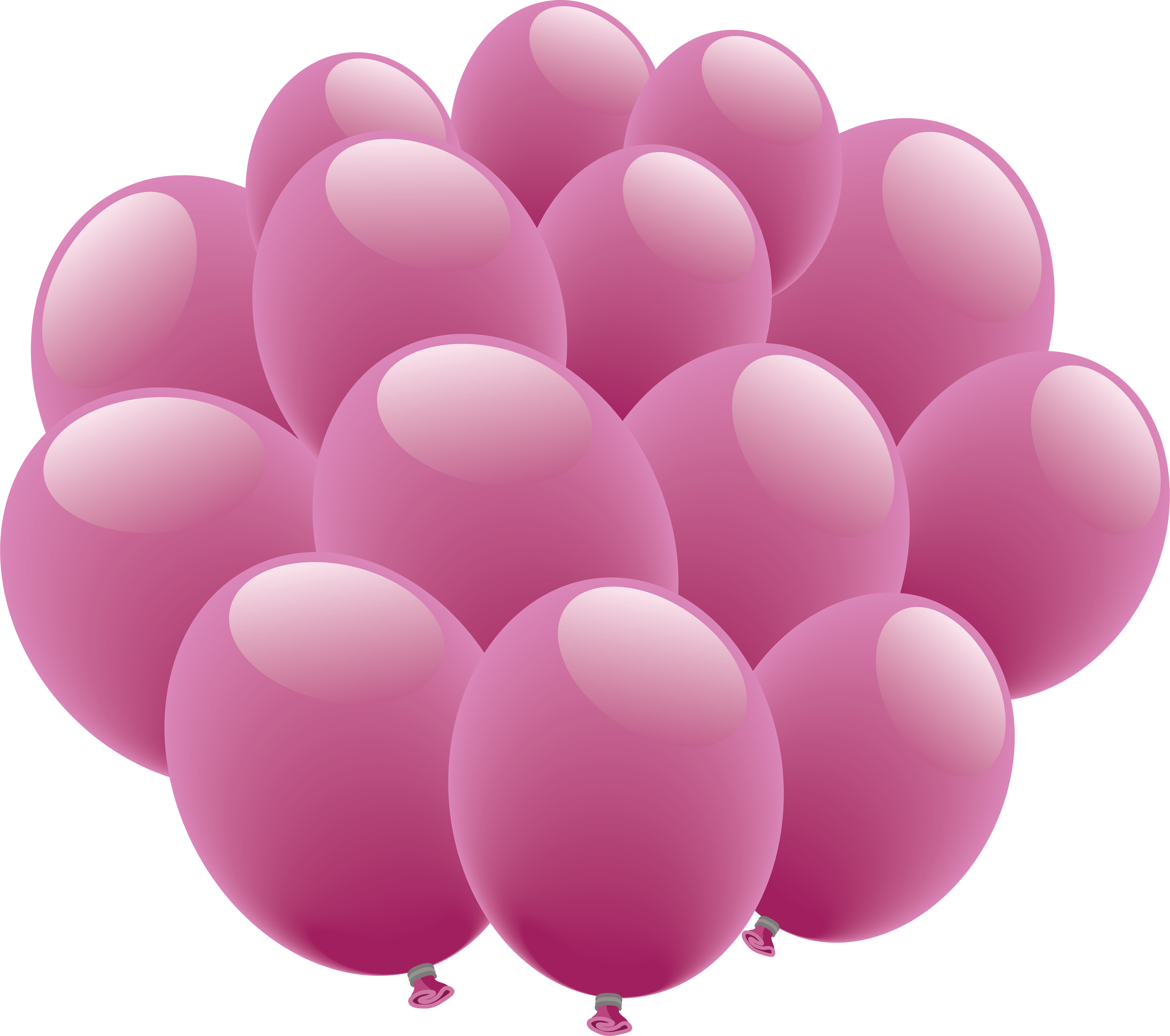 Imagem transparente de balão metálico PNG