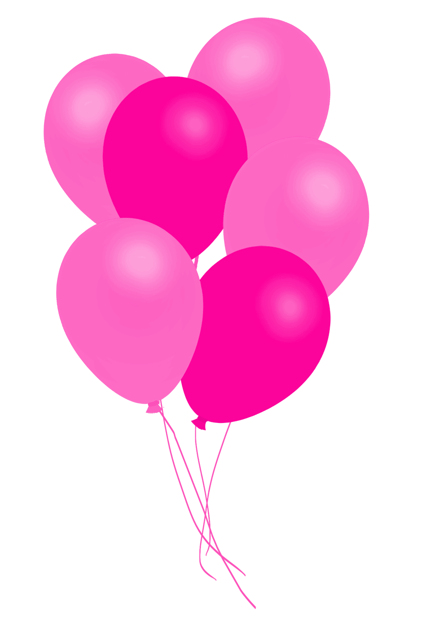 Pink Balloons Transparent Background PNG | PNG Arts