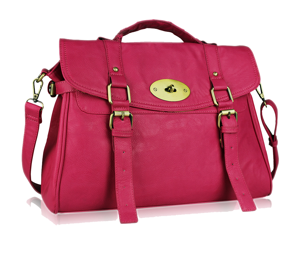 สีชมพูสุภาพสตรีกระเป๋า PNG ภาพโปร่งใส