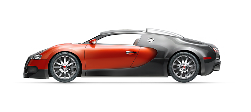 Red Bugatti Chiron PNG Gambar Transparan