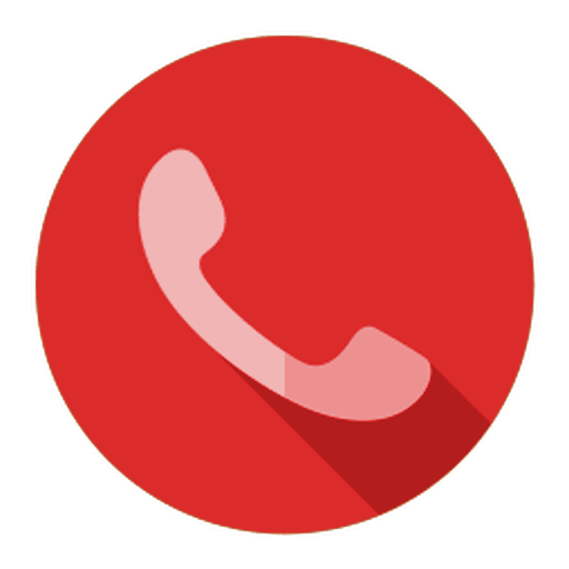 Botón de llamada roja PNG imagen Transparente