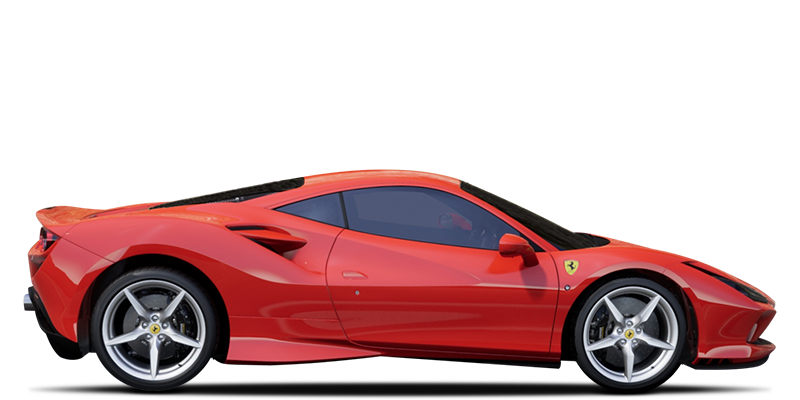 Red Ferrari F8 Tributo PNG Télécharger limage