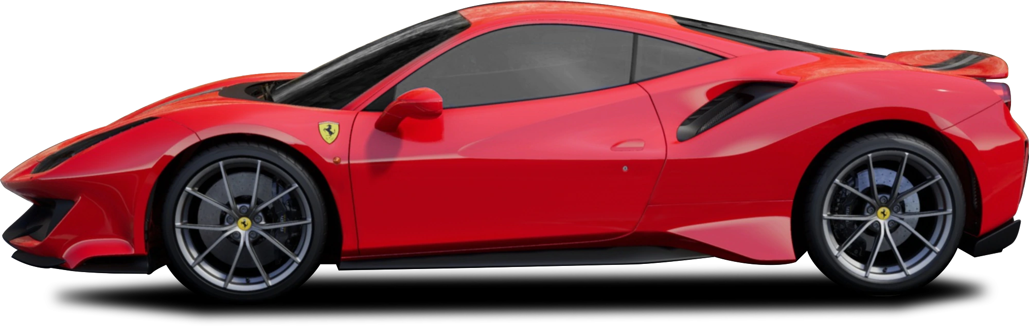 Red Ferrari gtc4lusso Transparent Image