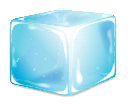 Одиночный кубик льда PNG высококачественный образ