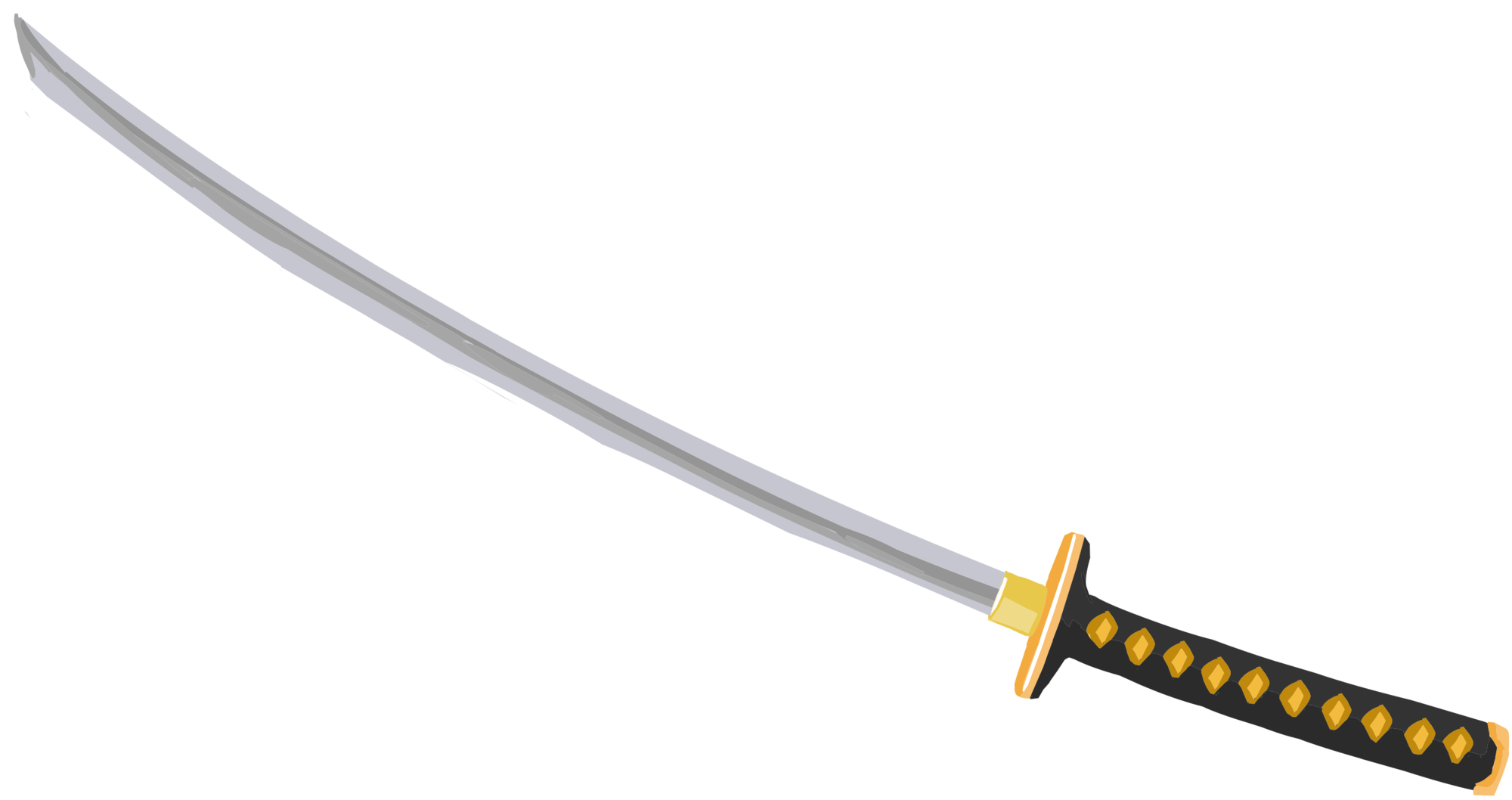 Espada Anime Katana PNG imagen Transparente