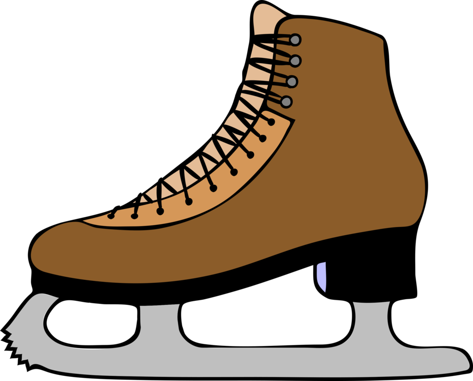 Sepatu es skating vektor background Transparan PNG