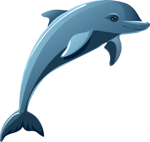 Векторный скачок Dolphin Скачать PNG Image